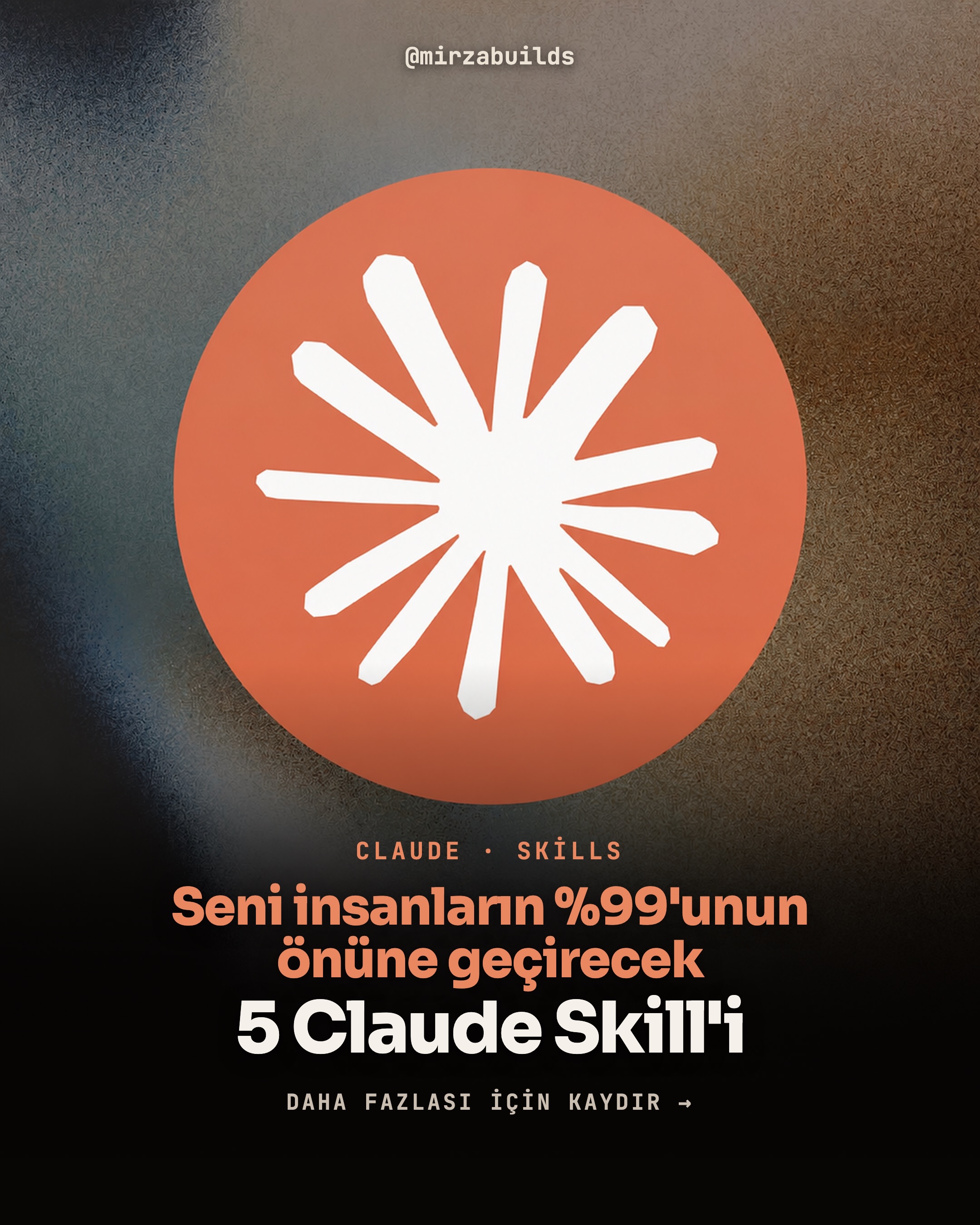 mirzabuilds Facebook ad: yorumlara SKİLL yaz DM’den göndereyim