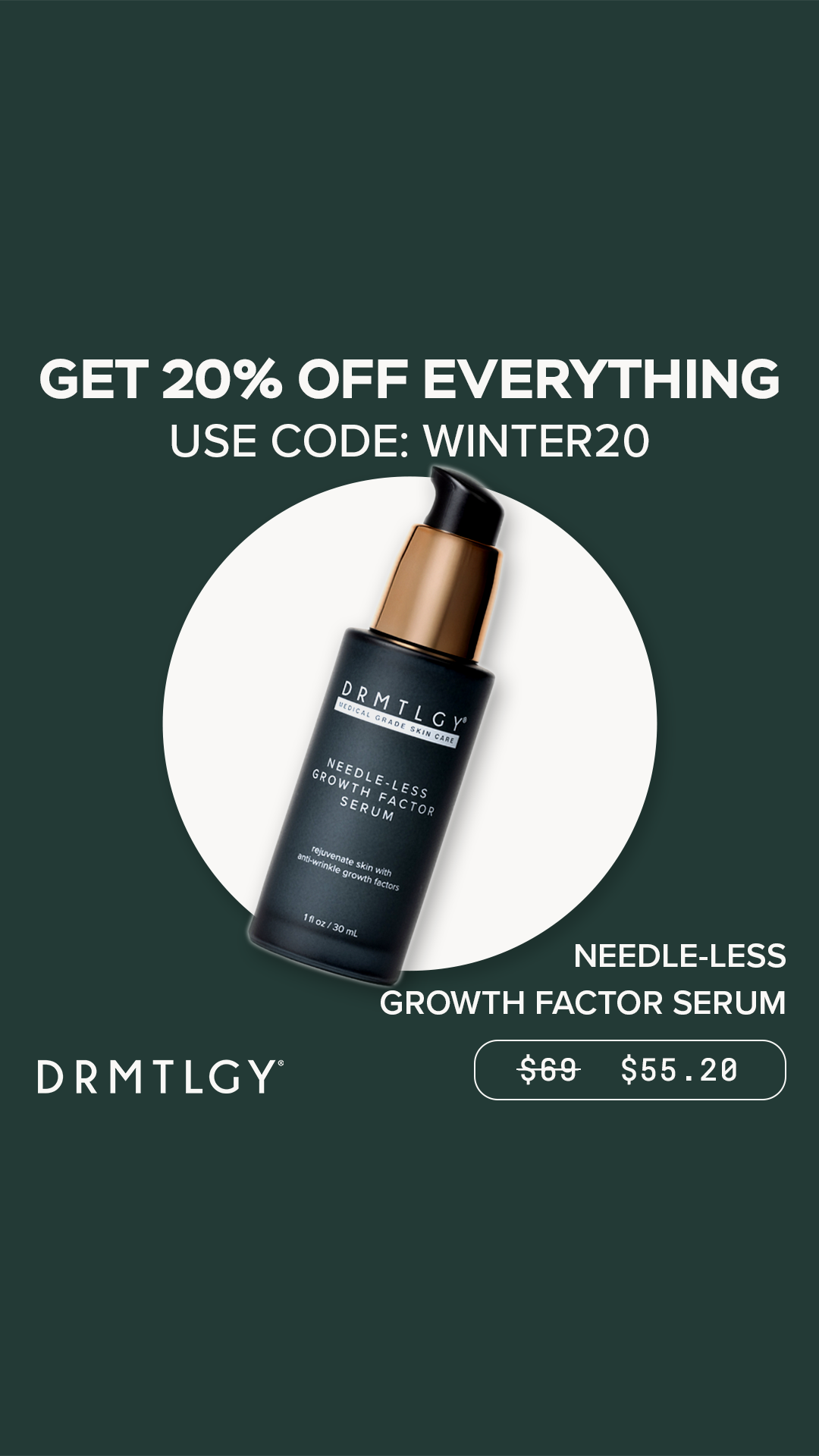 DRMTLGY Facebook ad