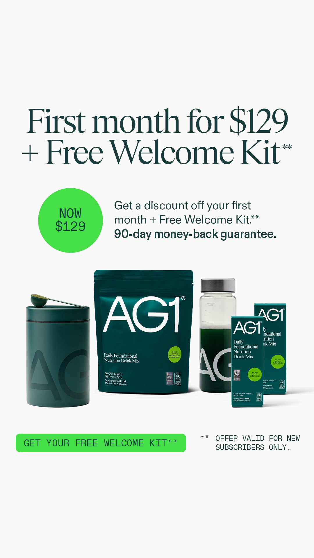 AG1 by Athletic Greens Facebook ad