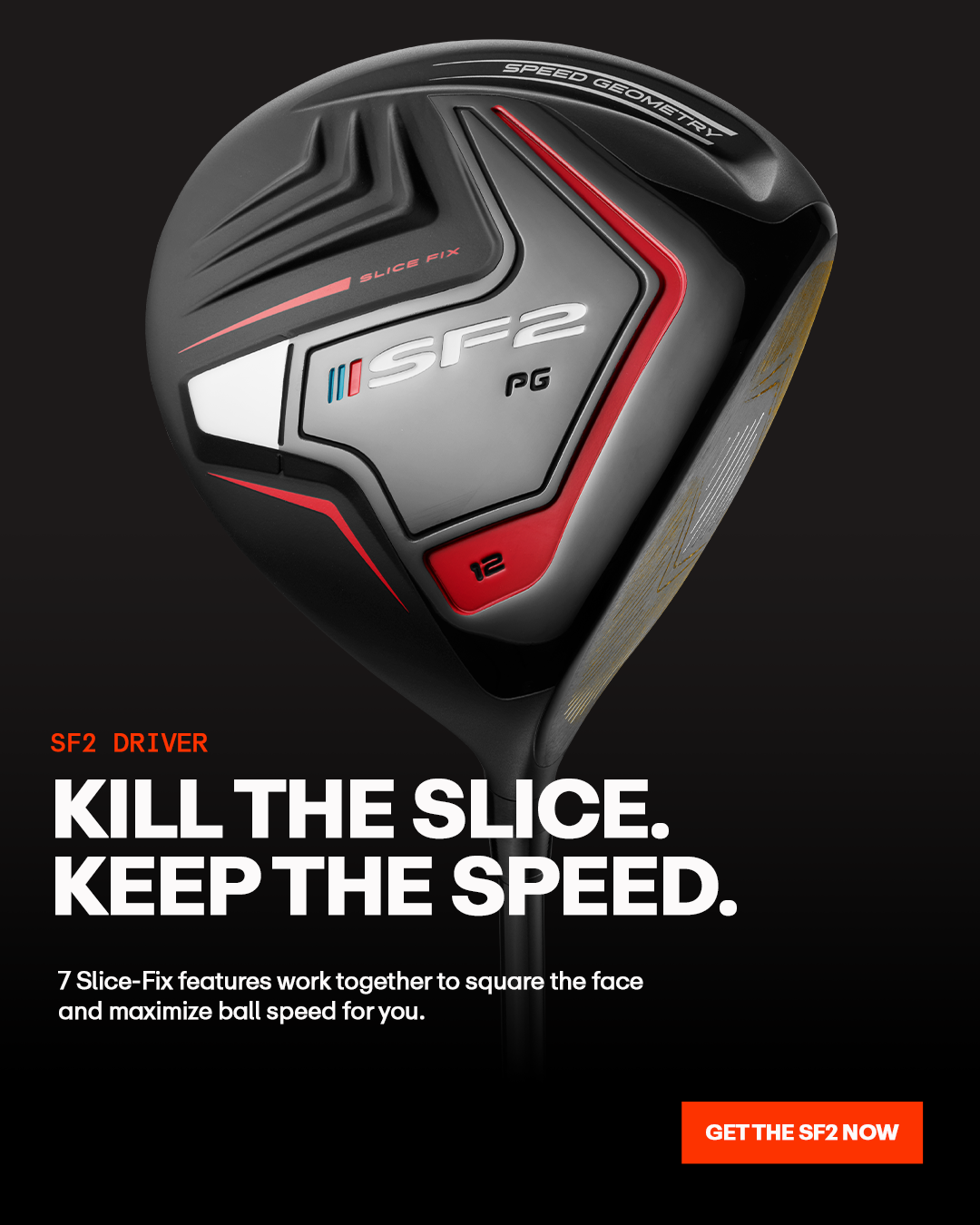 Performance Golf Facebook ad