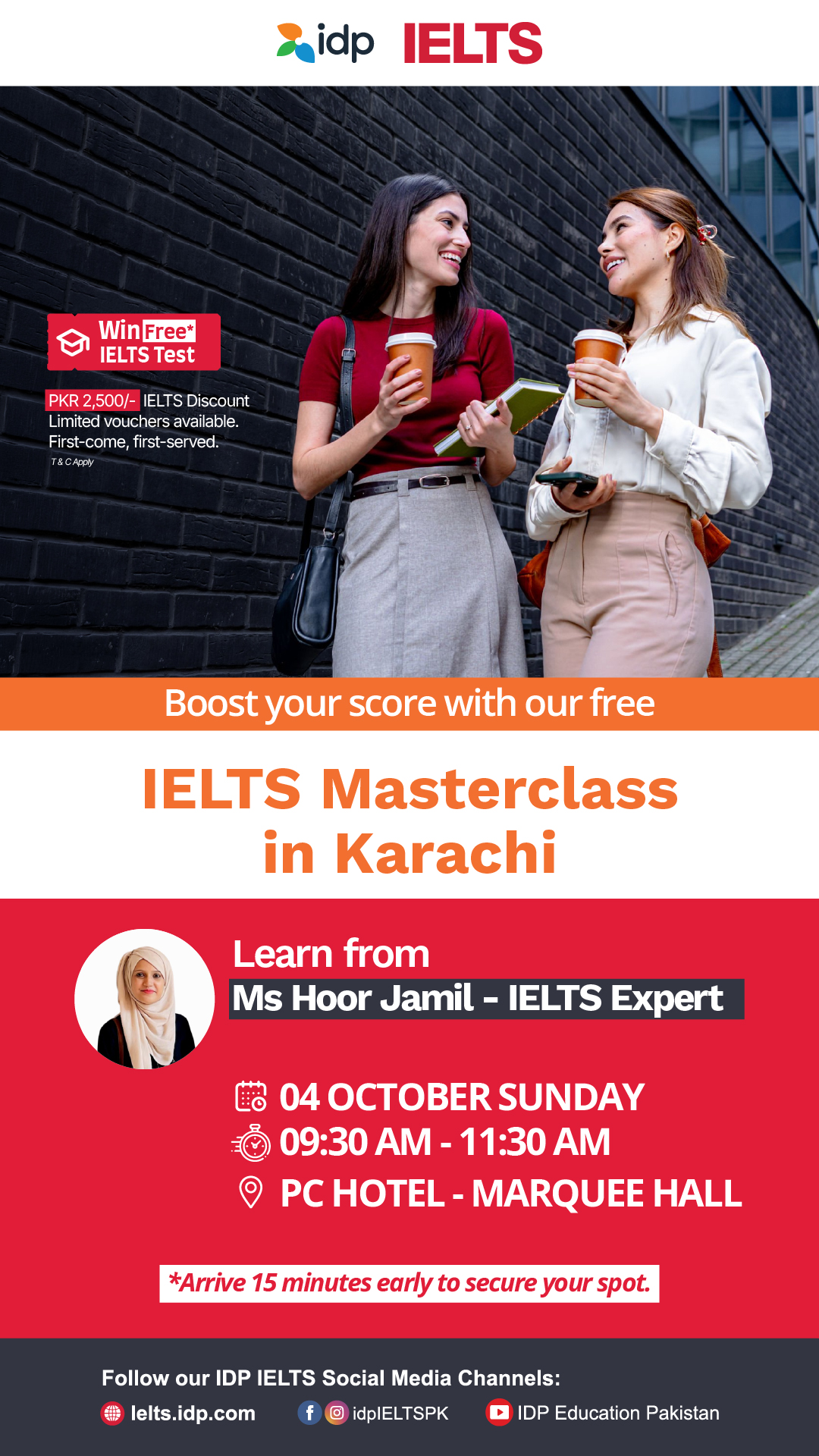IELTS Essentials from IDP Facebook ad