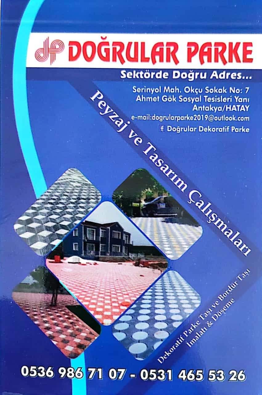 Doğrular Dekoratif Parke Facebook ad: DEKORATiF PARKE TAŞI BORDÜR İMALAT VE DİZİM PEYZAJ