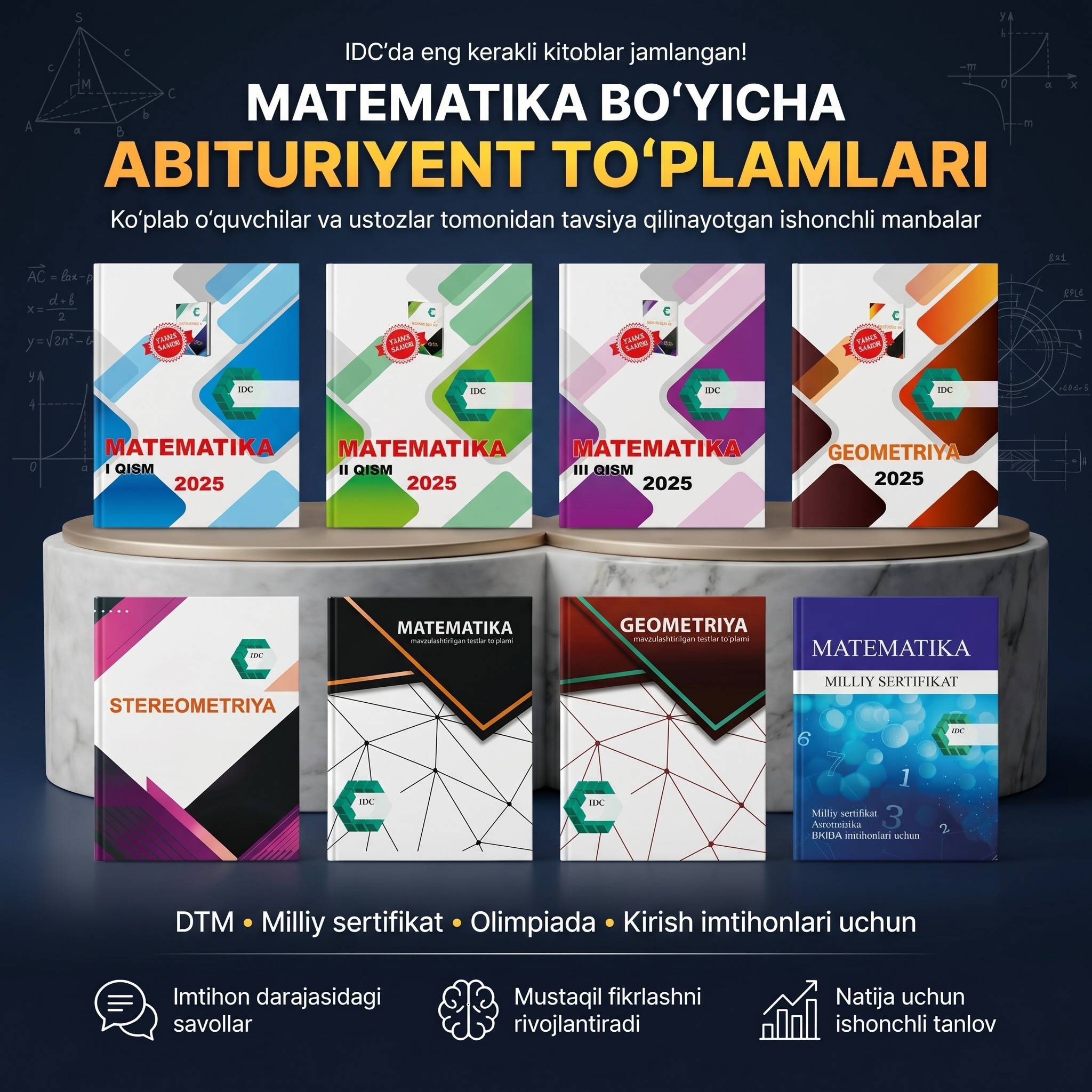 IDC Facebook ad: IDC’da eng kerakli kitoblar jamlangan!