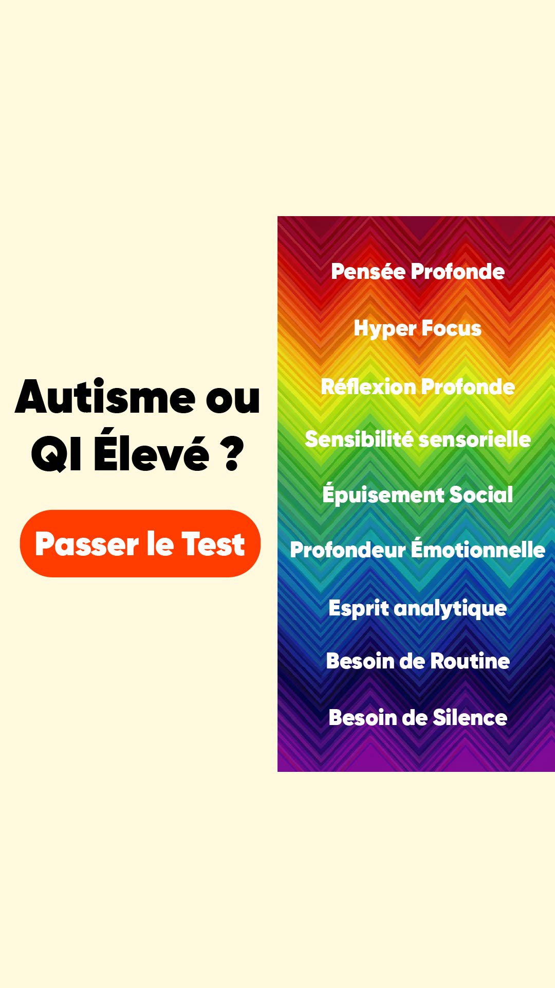 International IQ test Facebook ad
