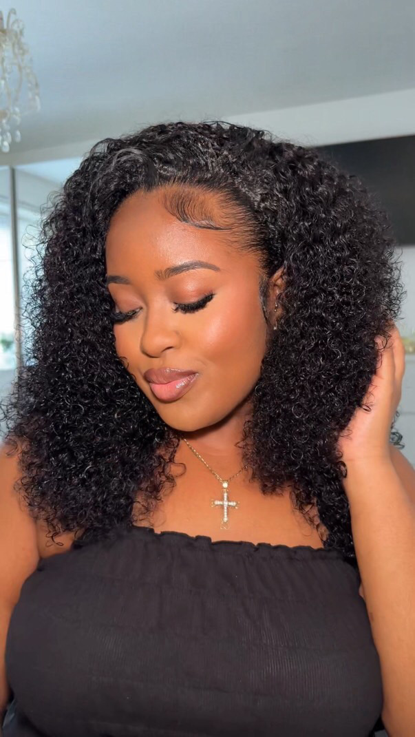QVR_hair Facebook ad: 14'' Half Wig=$79 Flash Sale