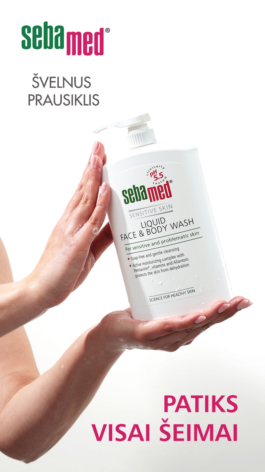 Sebamed Lietuva Facebook ad from Jun 2, 2026