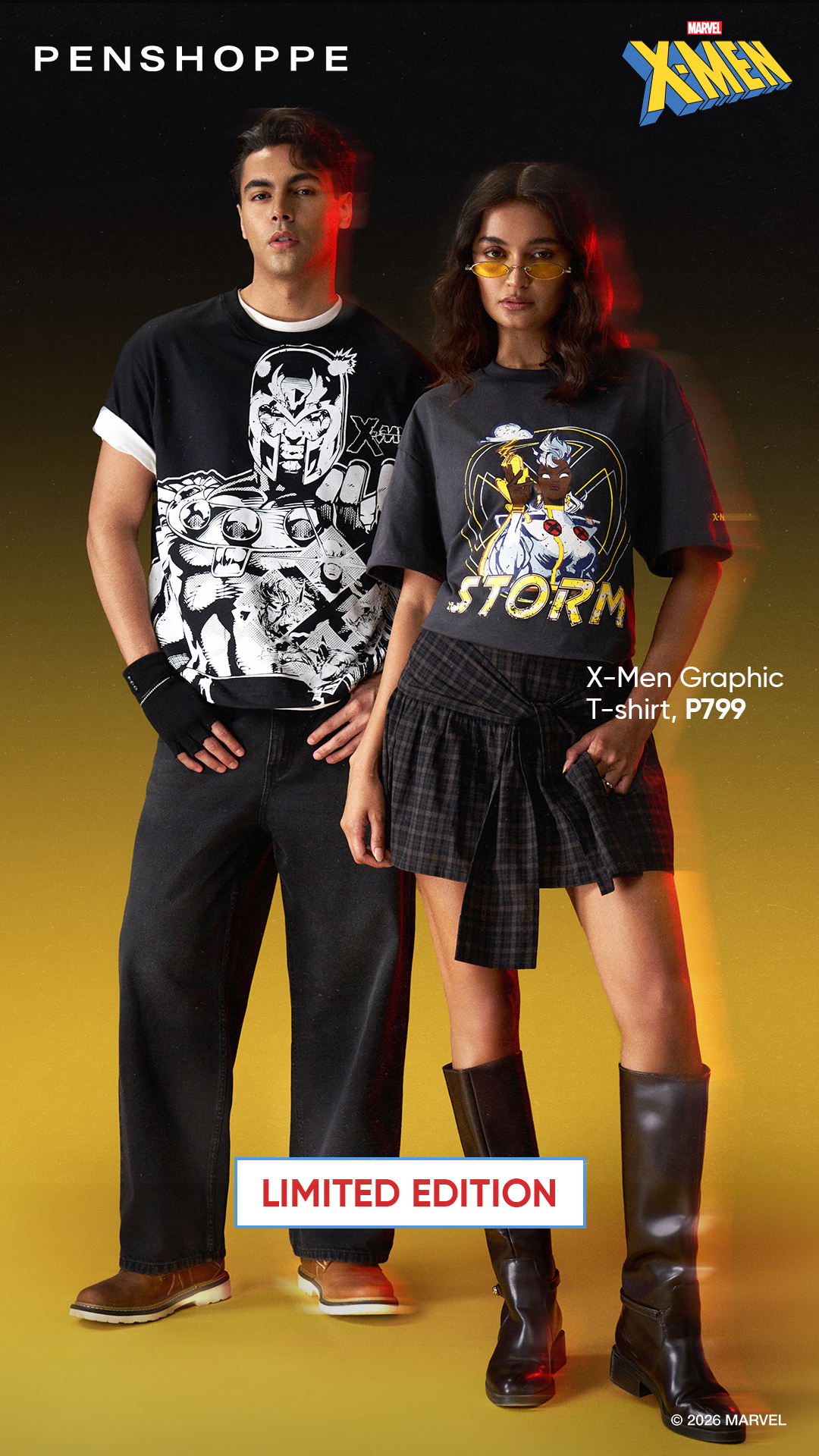 Penshoppe Facebook ad: #PENSHOPPExMARVEL
