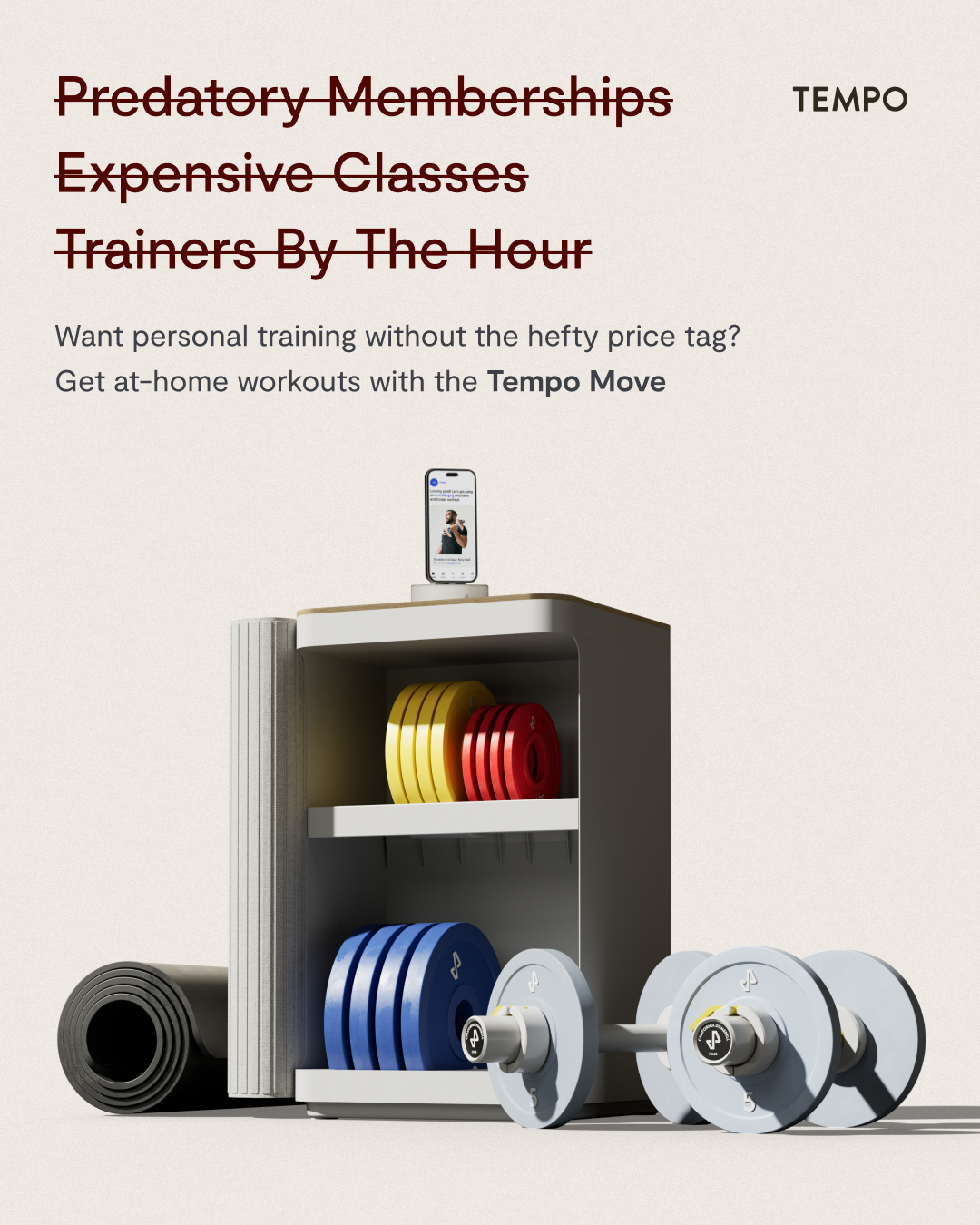 Tempo Facebook ad