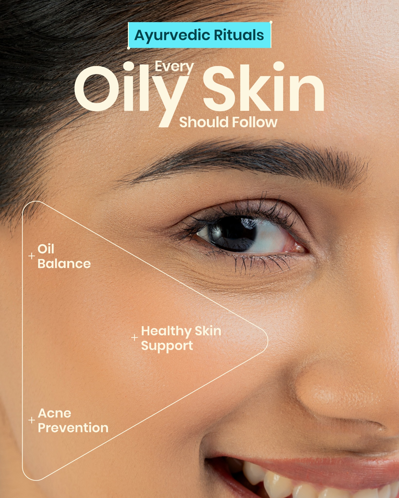 moha: Facebook ad: Oily skin? Your daily routine matters.