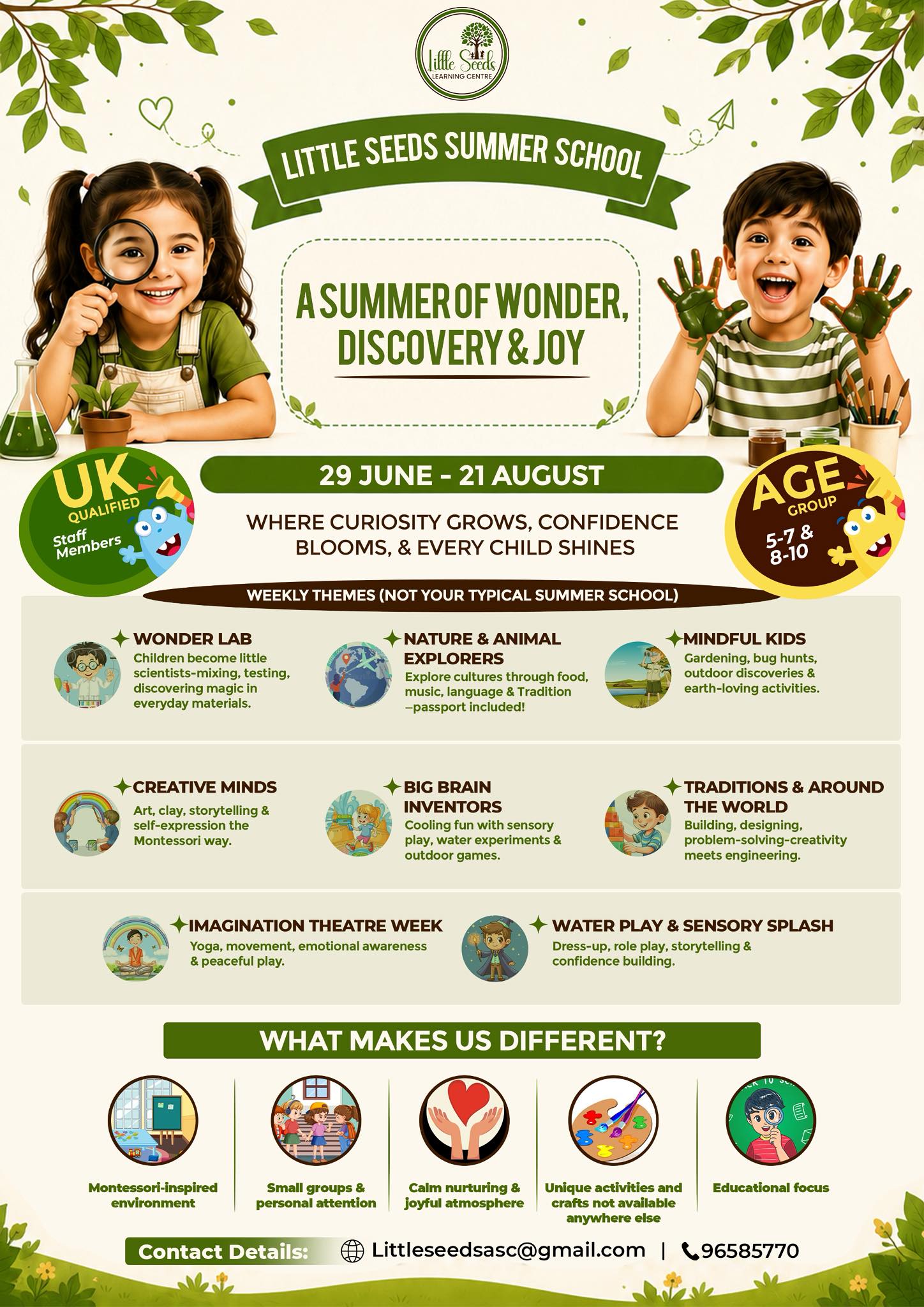 Little Seeds Learning Centre Facebook ad: Little Seeds Summer School is here!