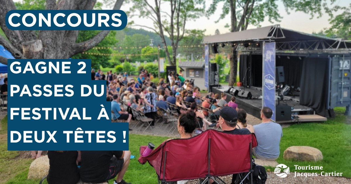 Tourisme Jacques-Cartier Facebook ad: 𝗖𝗢𝗡𝗖𝗢𝗨𝗥𝗦