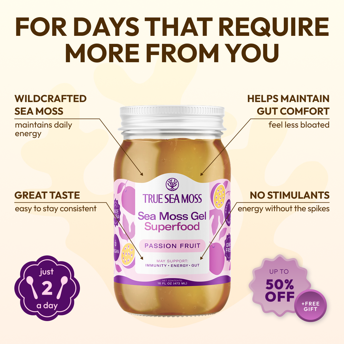 True Sea Moss Health Facebook ad