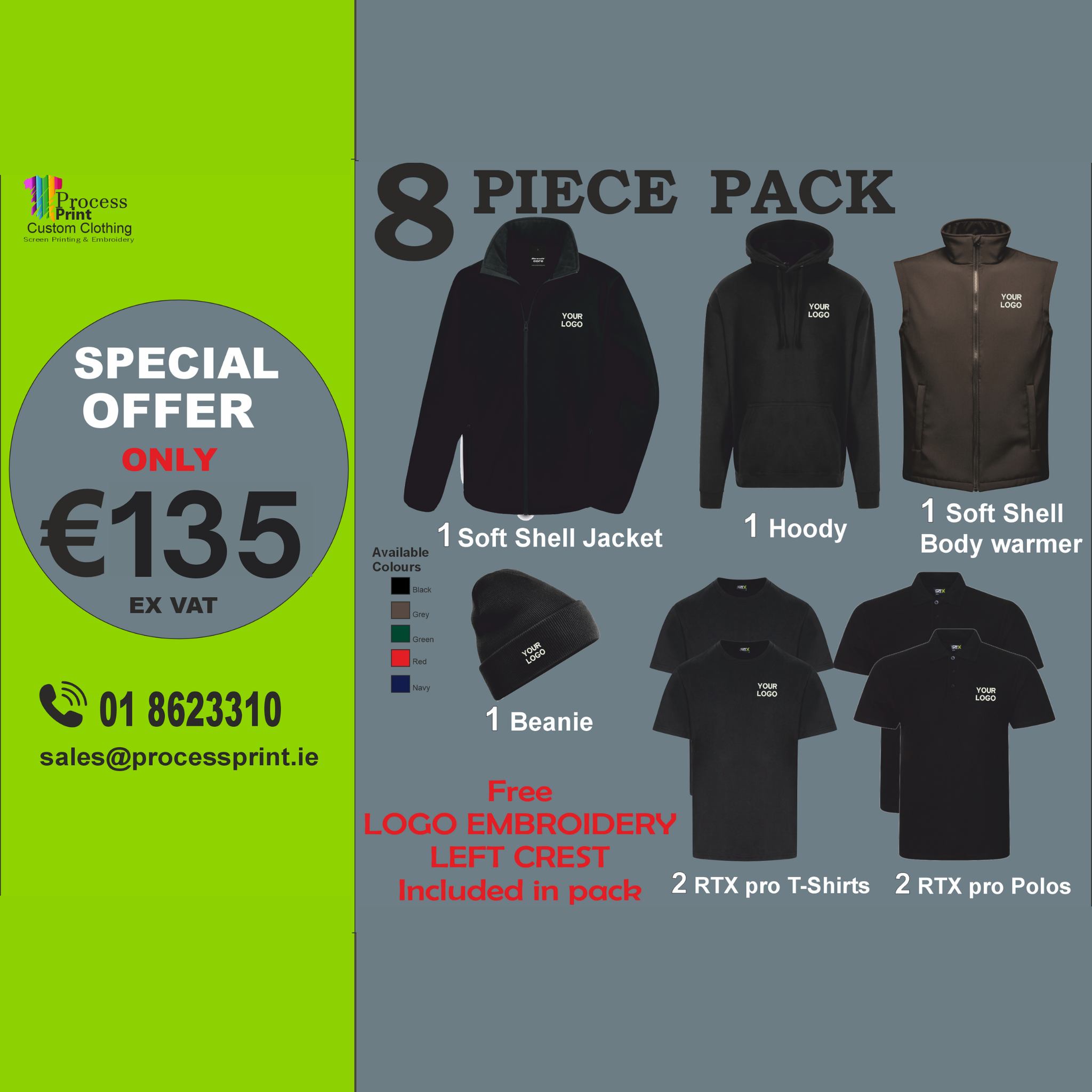 Process Print Customized Workwear Facebook ad