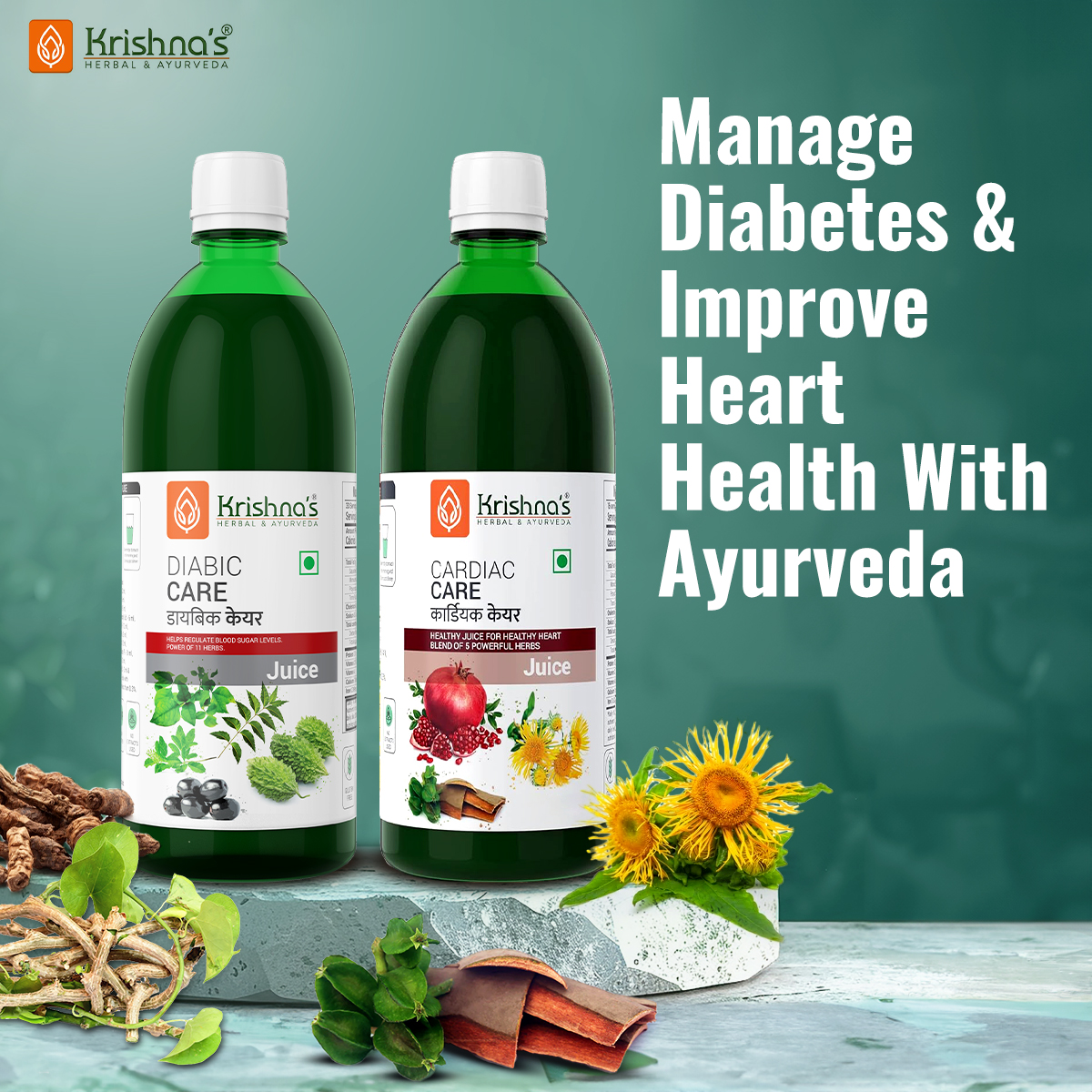 Krishna's Herbal & Ayurveda Facebook ad