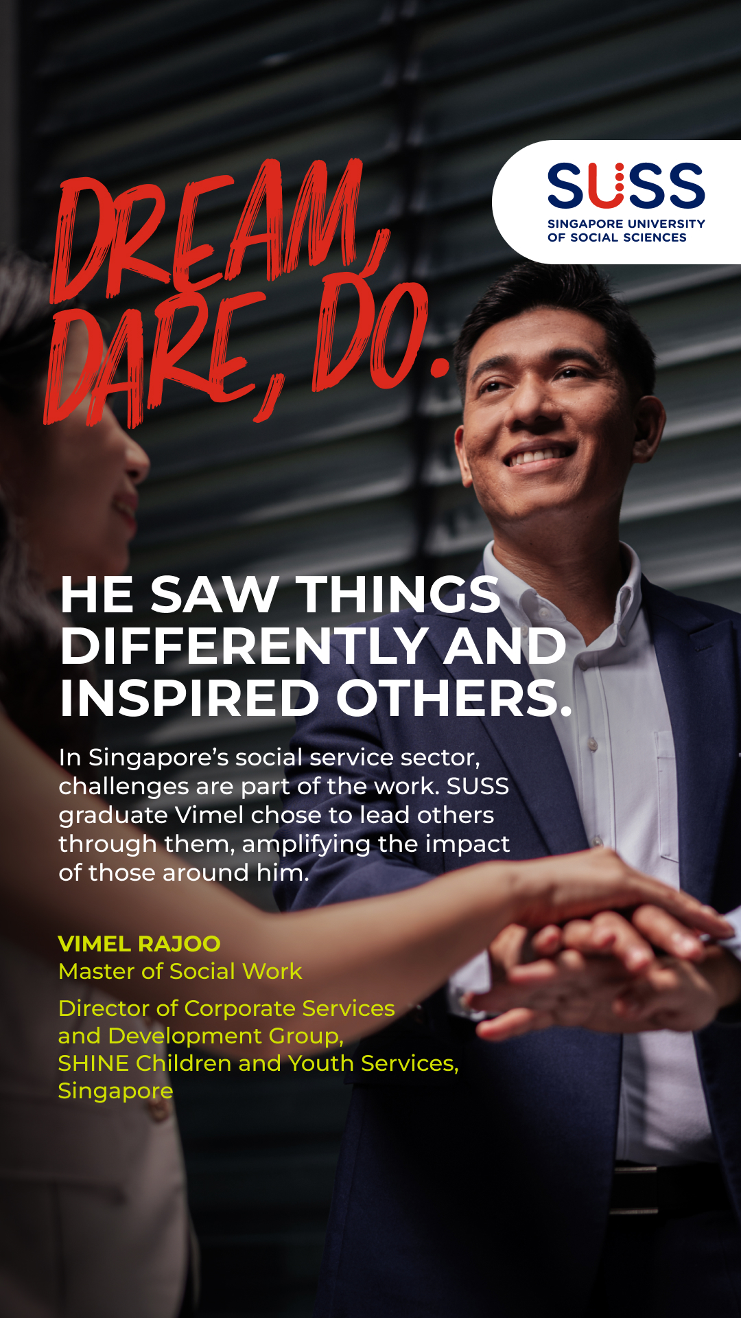 Singapore University of Social Sciences Facebook ad