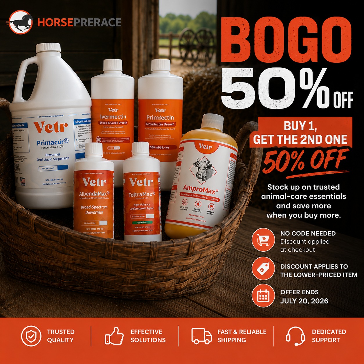 HorsePrerace Facebook ad: HorsePreRace.com, Performance Supplements for Horses…