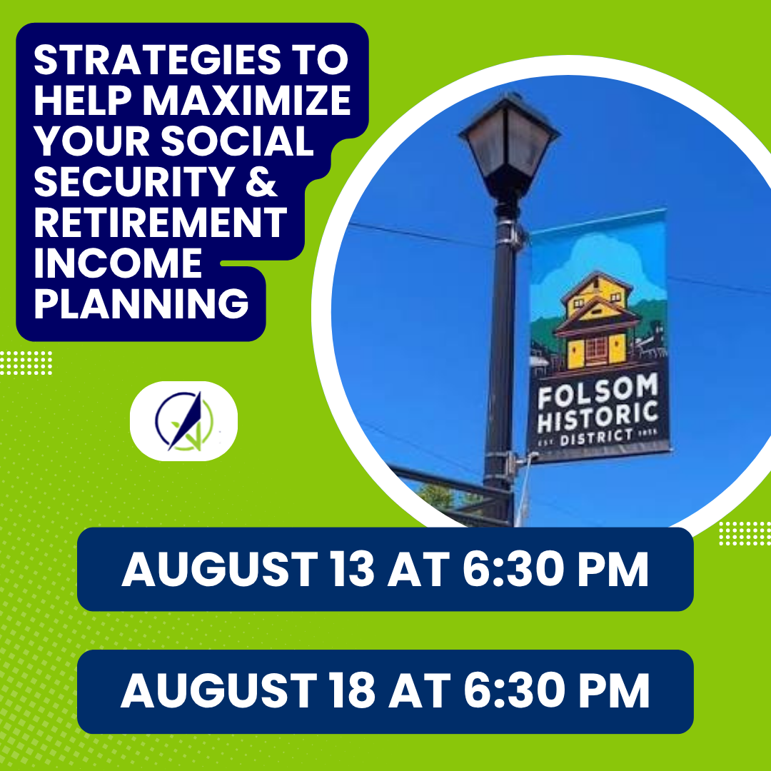 RSVP.org Facebook ad: MAXIMIZE SOCIAL SECURITY & RETIREMENT INCOME IN FOLSOM