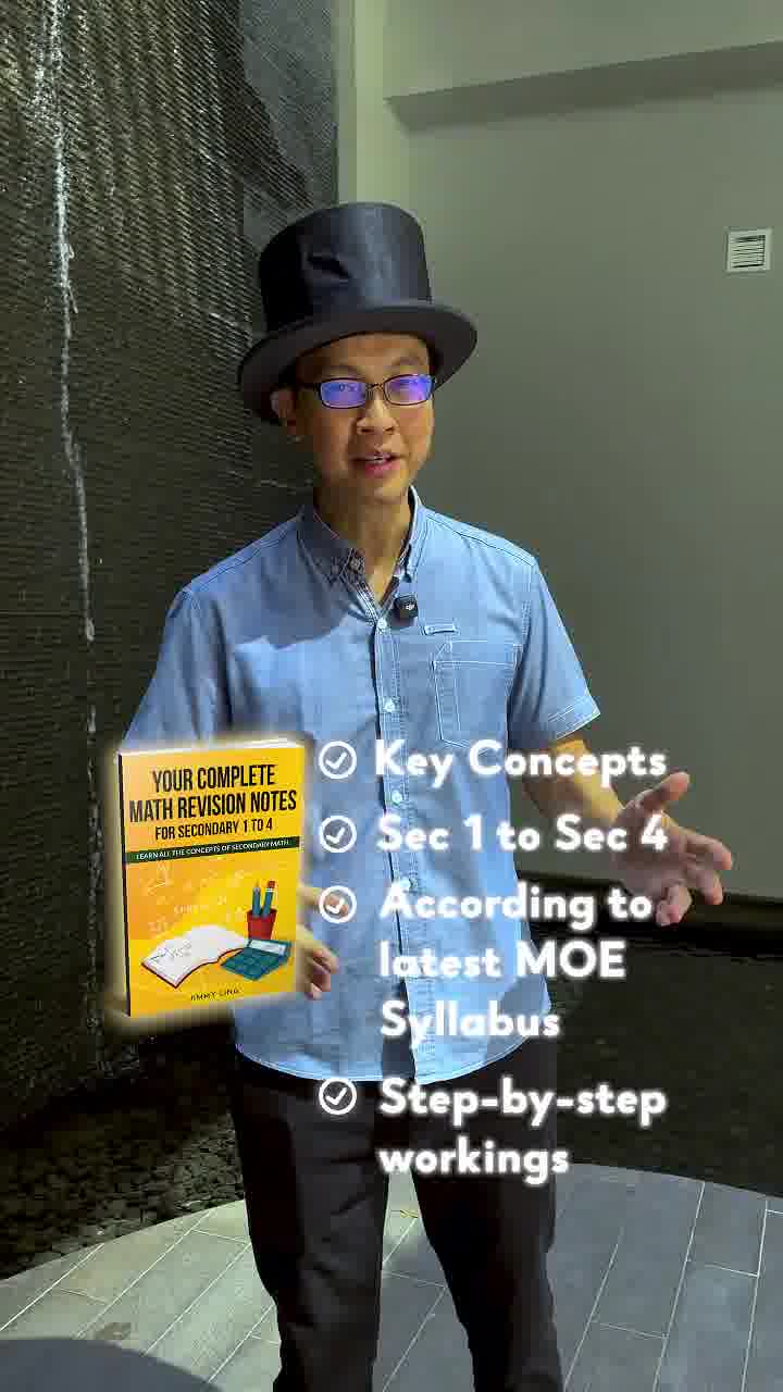 Jimmy Maths Facebook ad: [Free Download] All Sec 1-4 Maths, Summarised