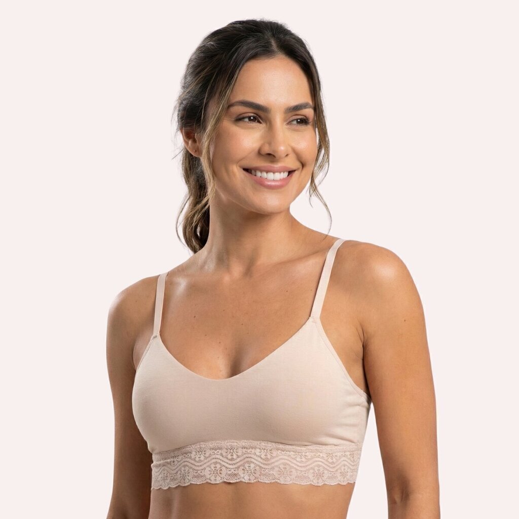 Estilo Natural Lingerie Facebook ad: Conforto não é detalhe.