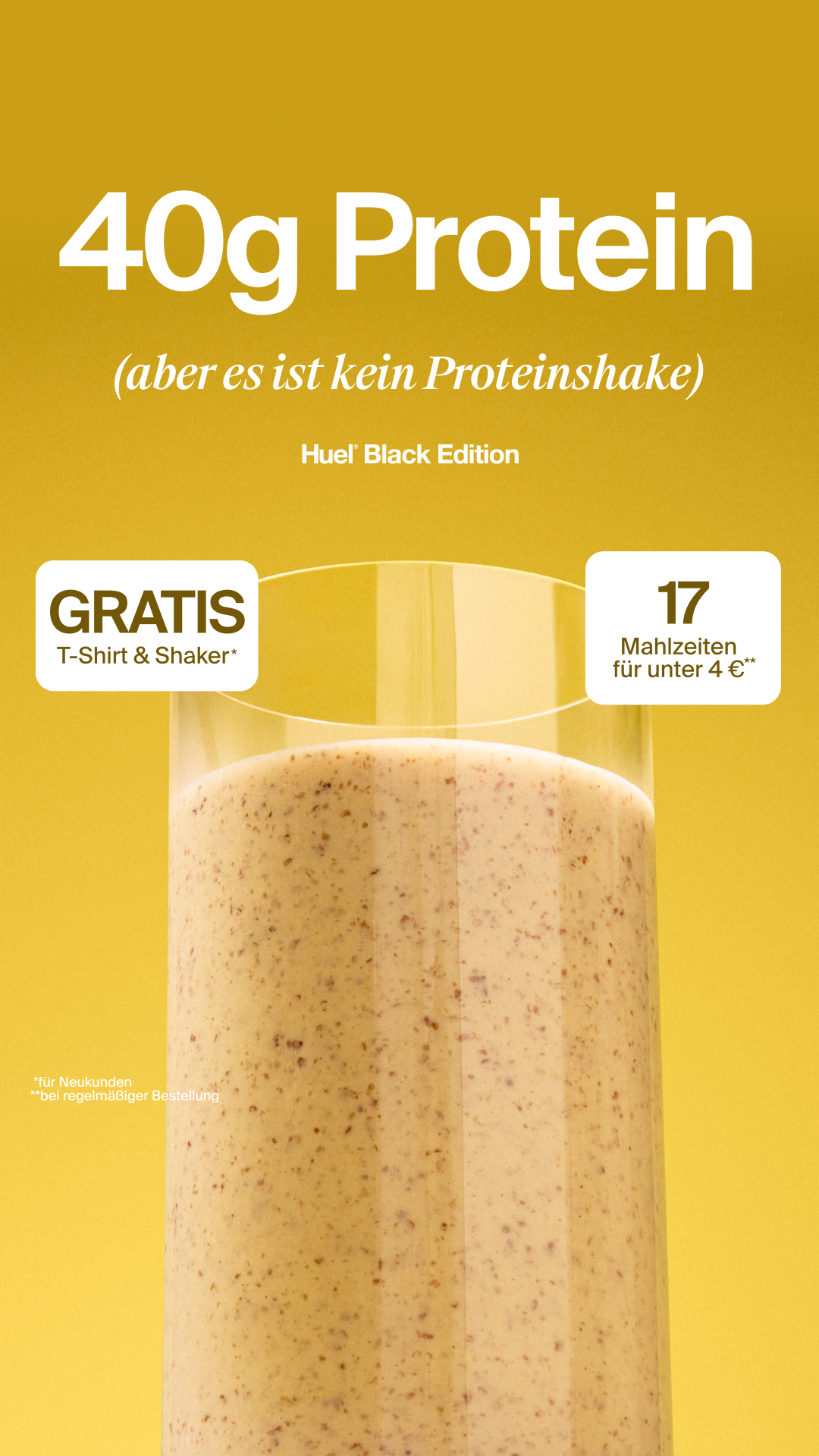 Huel Facebook ad
