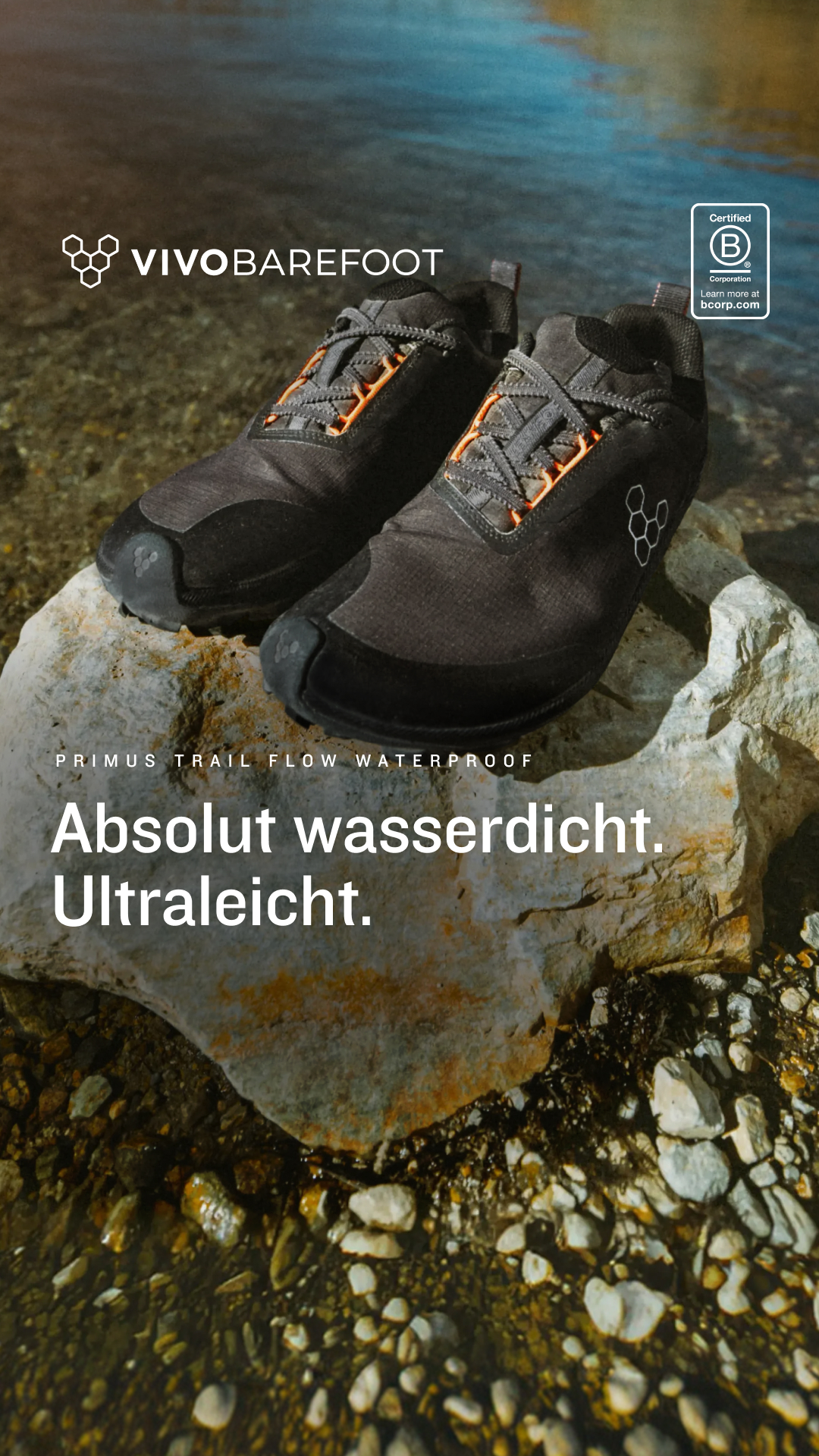 Vivobarefoot Facebook ad: Befreie deine Füße