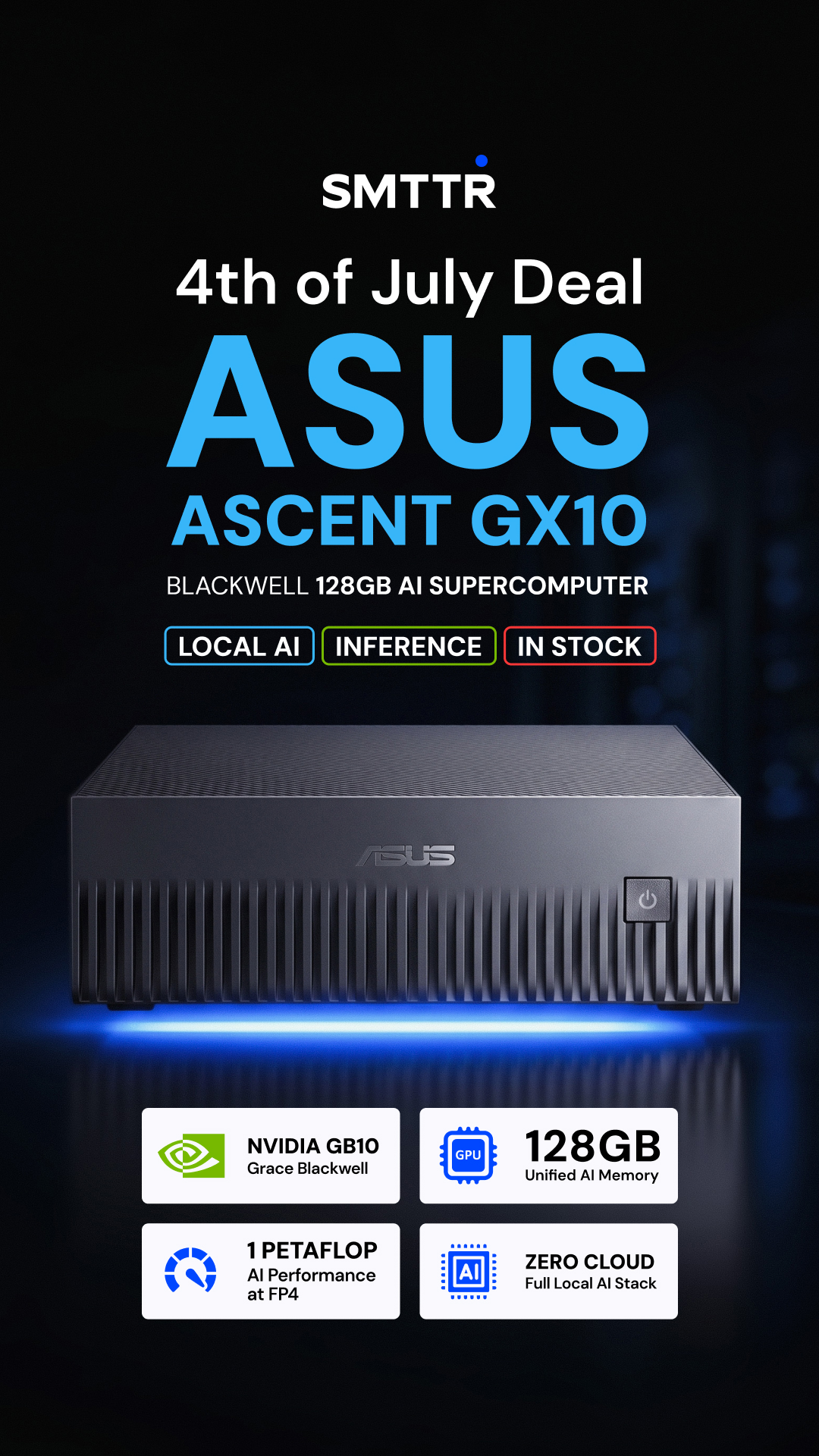 SMTTR - GPU Servers & Workstations Facebook ad from Jul 21, 2026