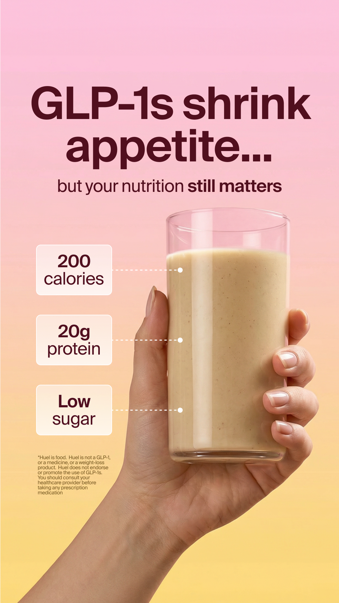 Huel Facebook ad