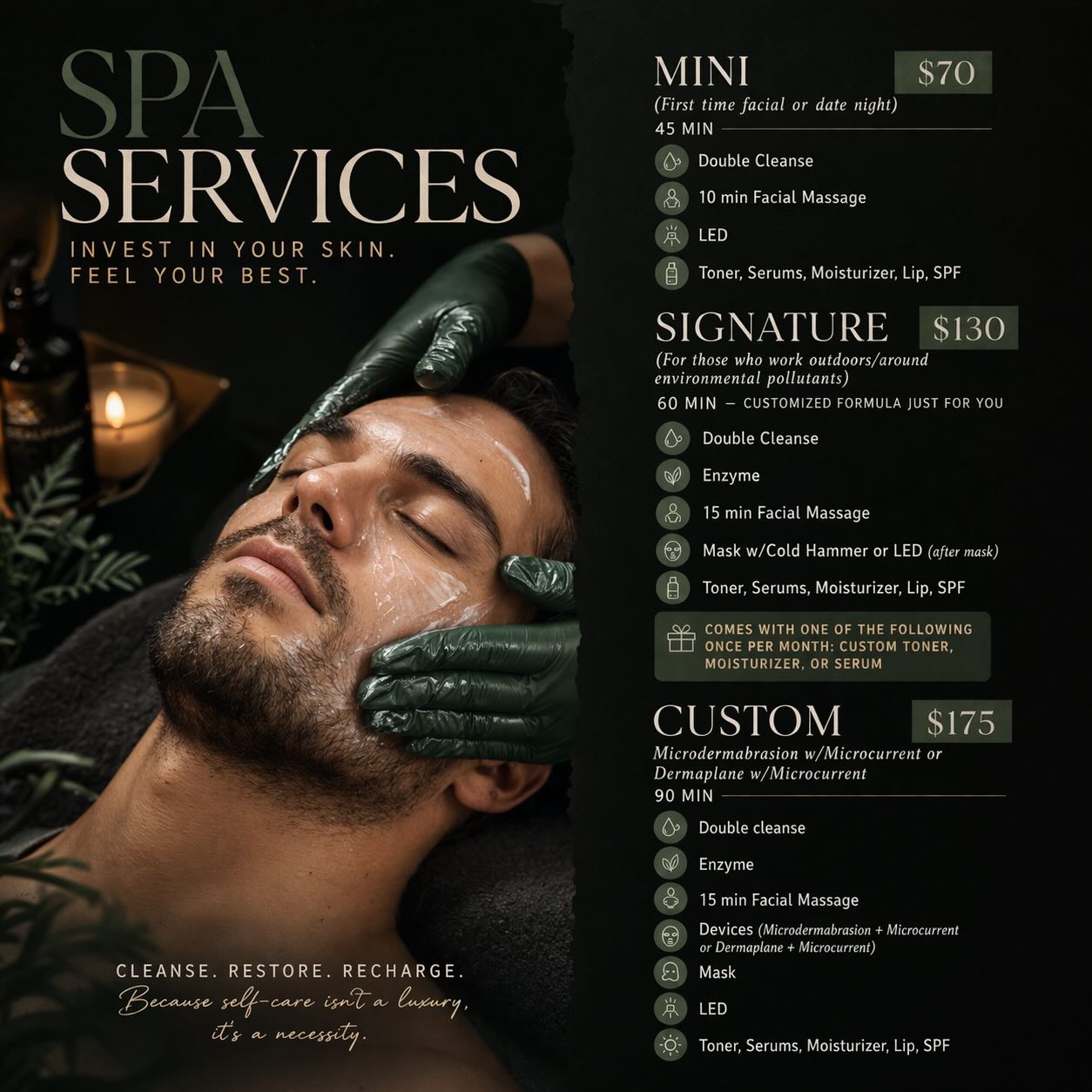 bourbonaesthetics Facebook ad: Service Update + New Pricing