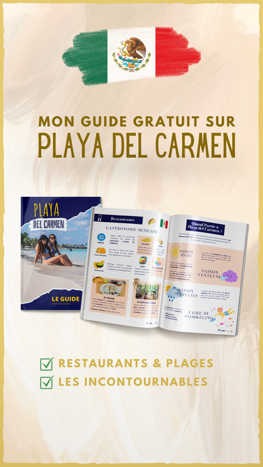 Pixan Riviera - Activités en français sur la Riviera Maya Facebook ad from Apr 14, 2024