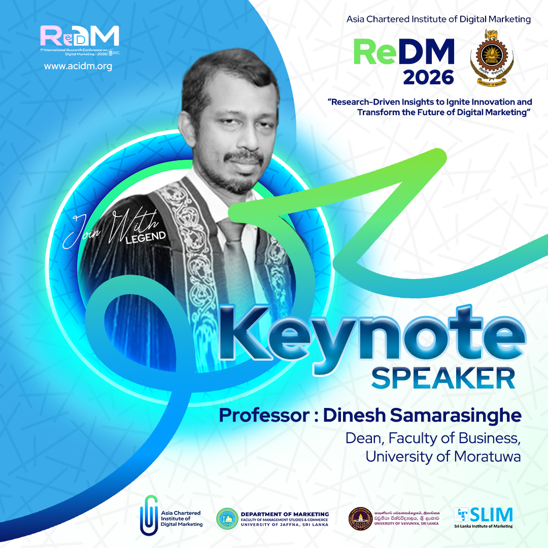 Asia Chartered Institute of Digital Marketing - ACIDM Facebook ad: ReDM 2026, 1st International Research Conference on Digital…