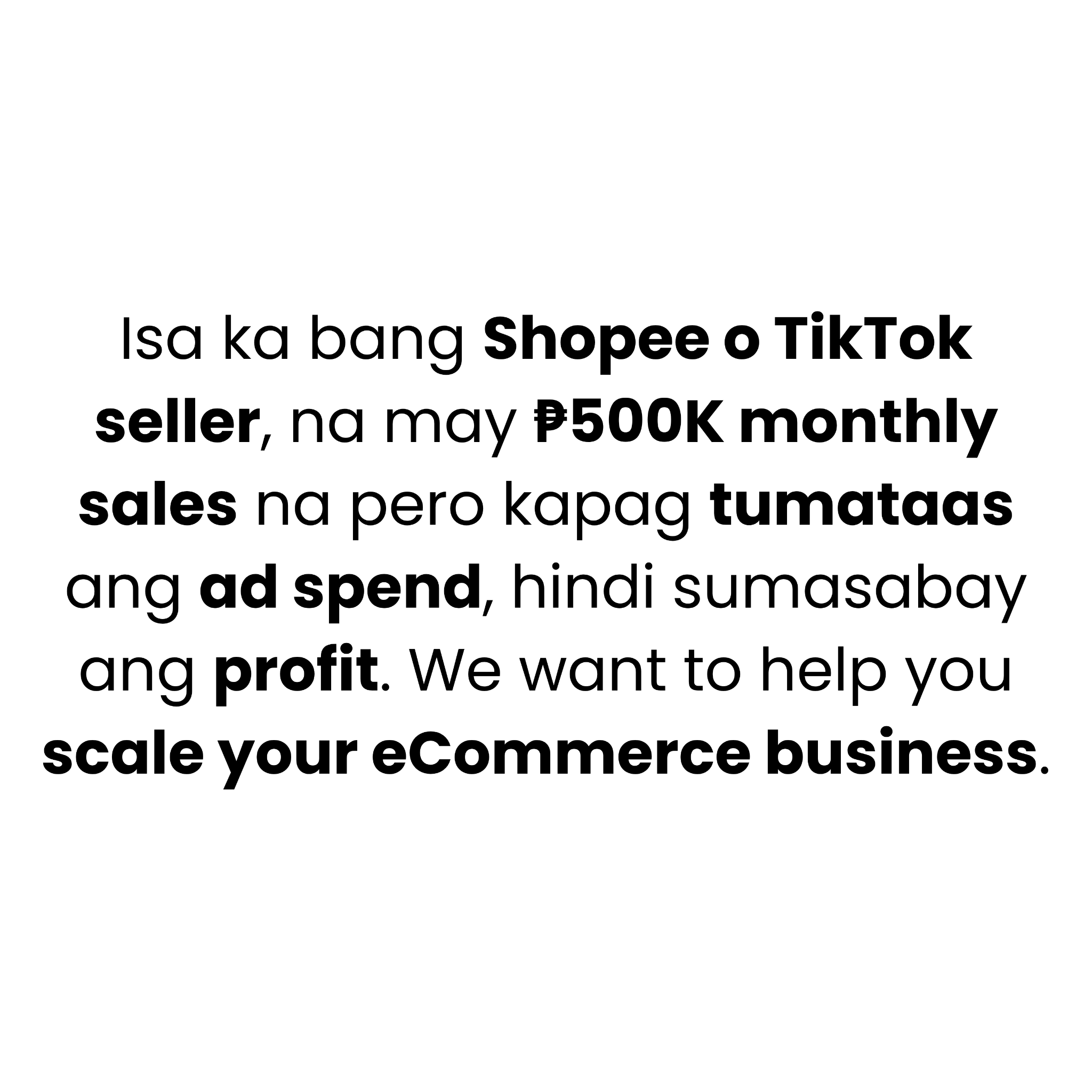 ECOM Accelerator Facebook ad