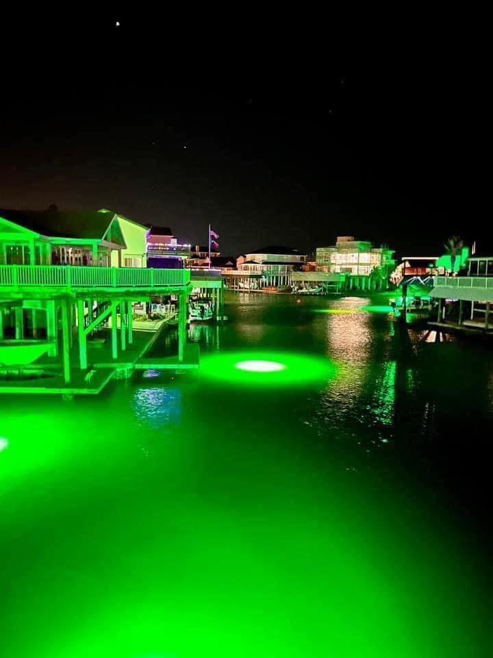 Underwater Green Fishing Lights Facebook ad: Professional Underwater green fishing lights for your boat…