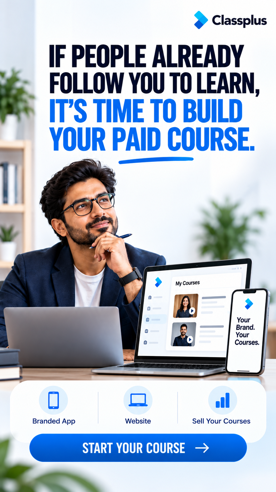 Classplus Facebook ad