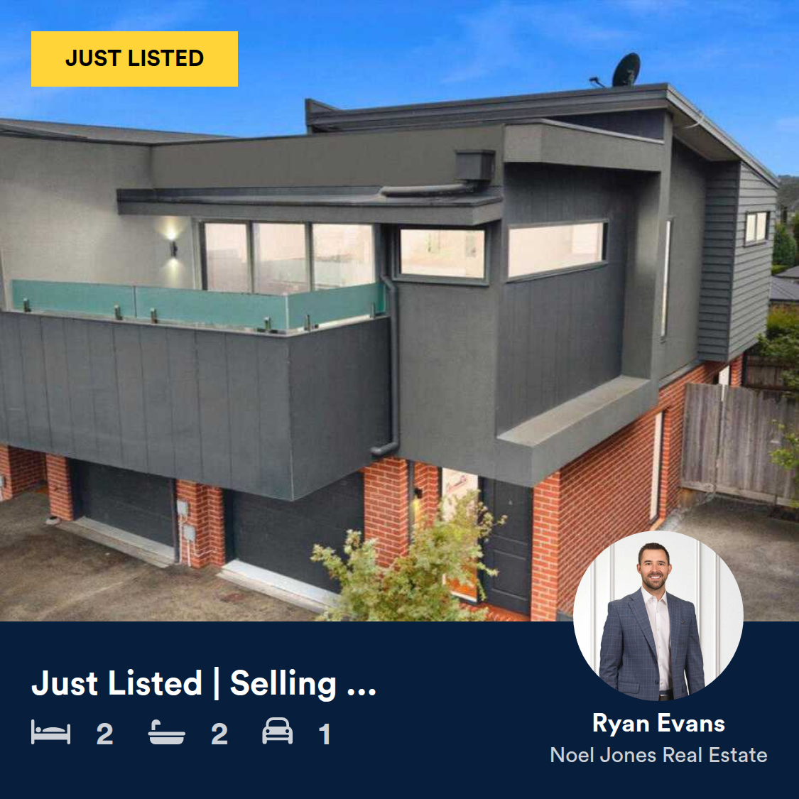 Noel Jones Yarra Ranges Facebook ad: Modern, Low-Maintenance And Walk To Everything