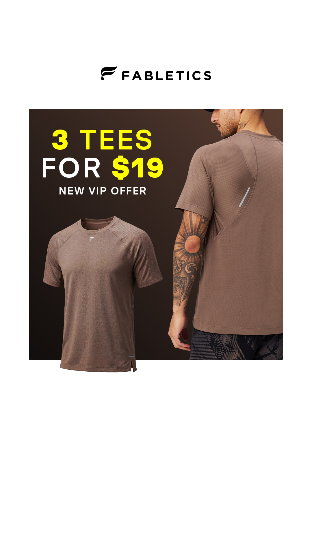 Fabletics Men Facebook ad
