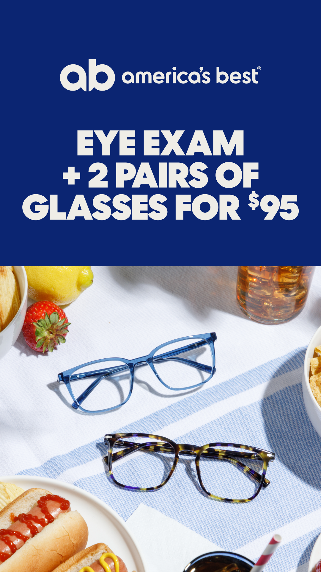 America's Best Eyecare + Eyewear Facebook ad