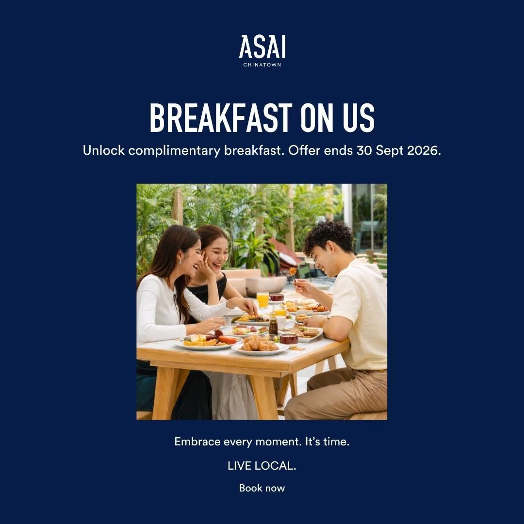 ASAI Bangkok Chinatown Facebook ad: Breakfast on us