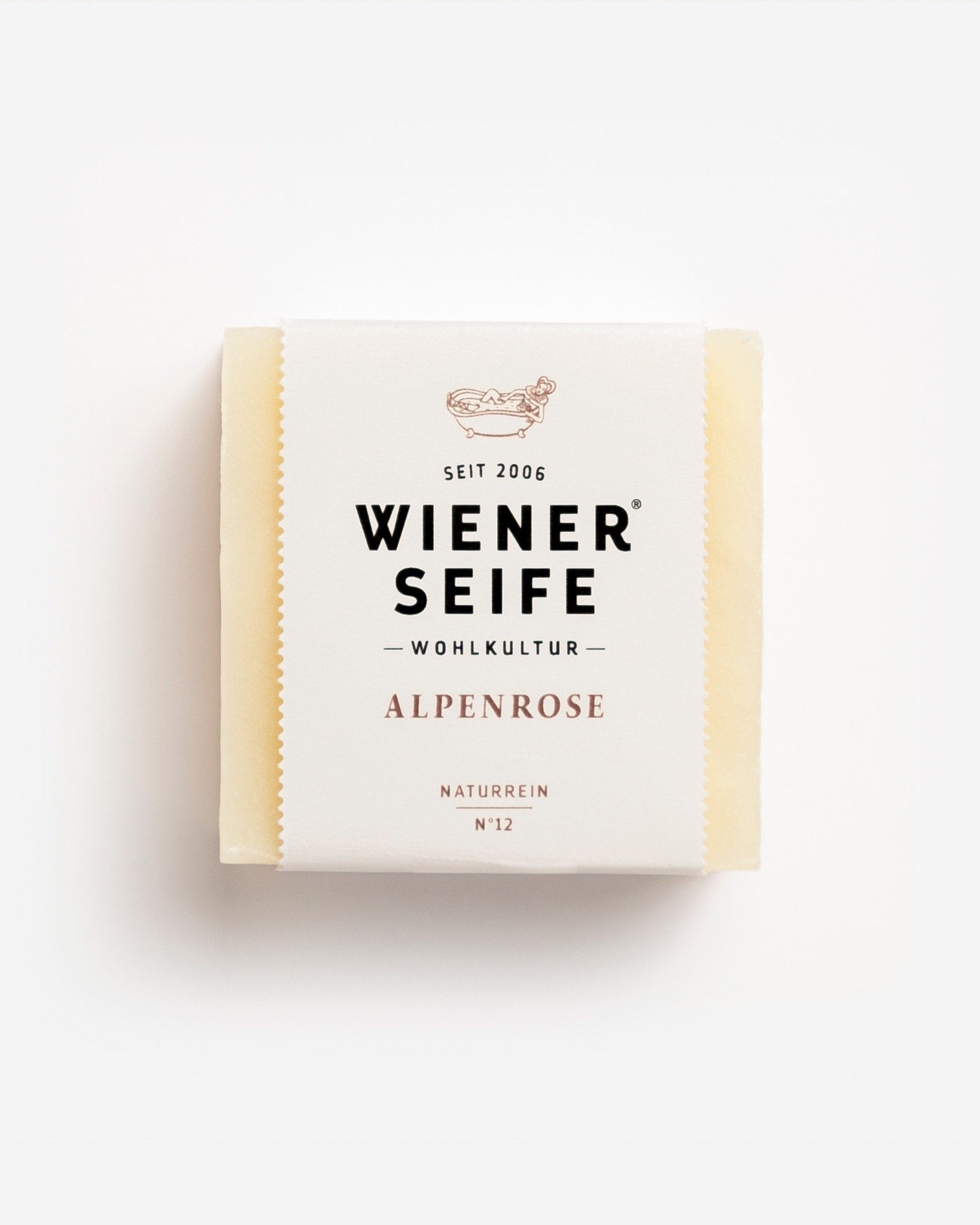 Wiener Seife Facebook ad: Die Kraft der Alpen, sanft zur Haut.