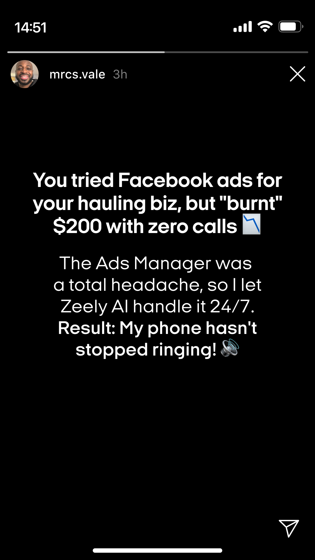 Zeely Facebook ad
