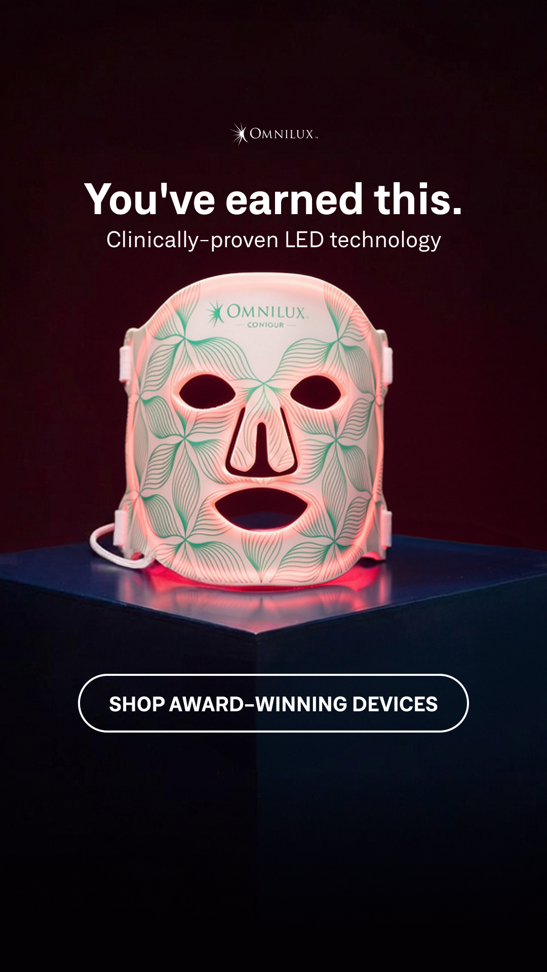 Omnilux Facebook ad
