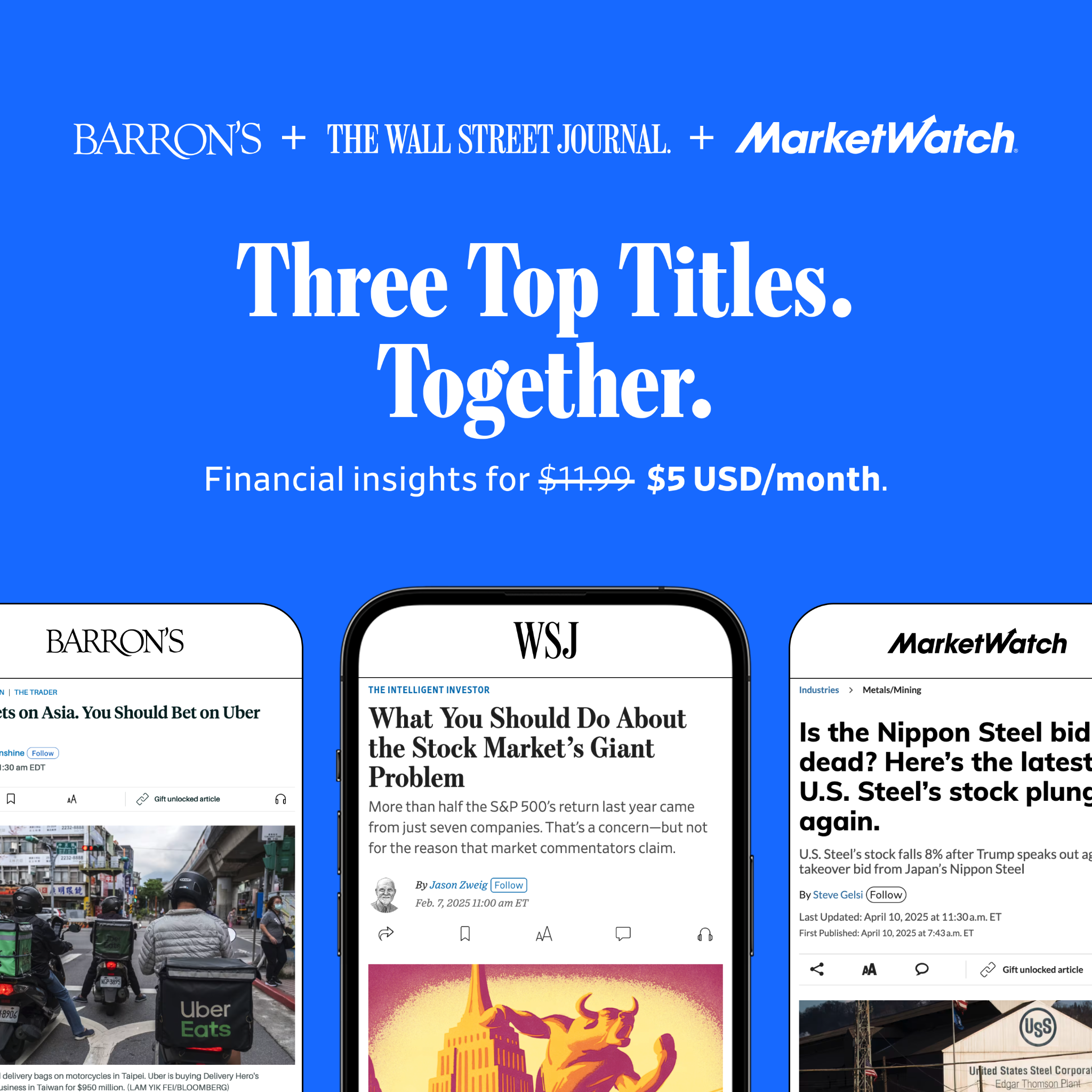 The Wall Street Journal Facebook ad