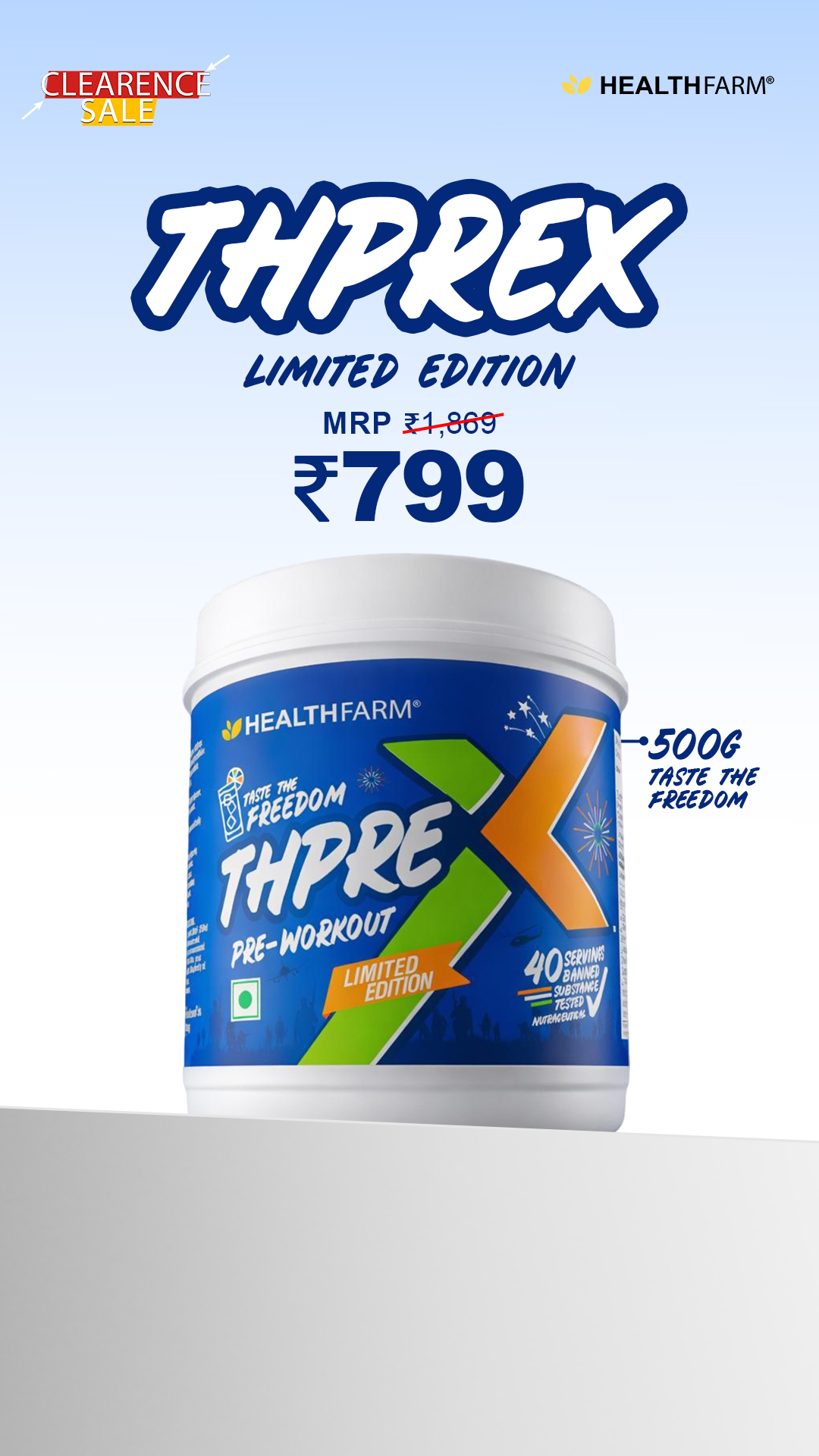 Healthfarm Nutrition Facebook ad