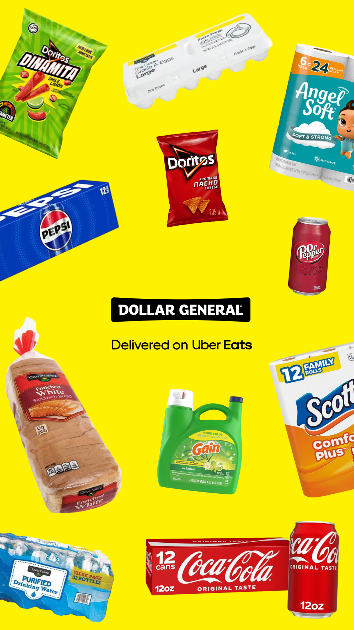 Uber Eats Facebook ad