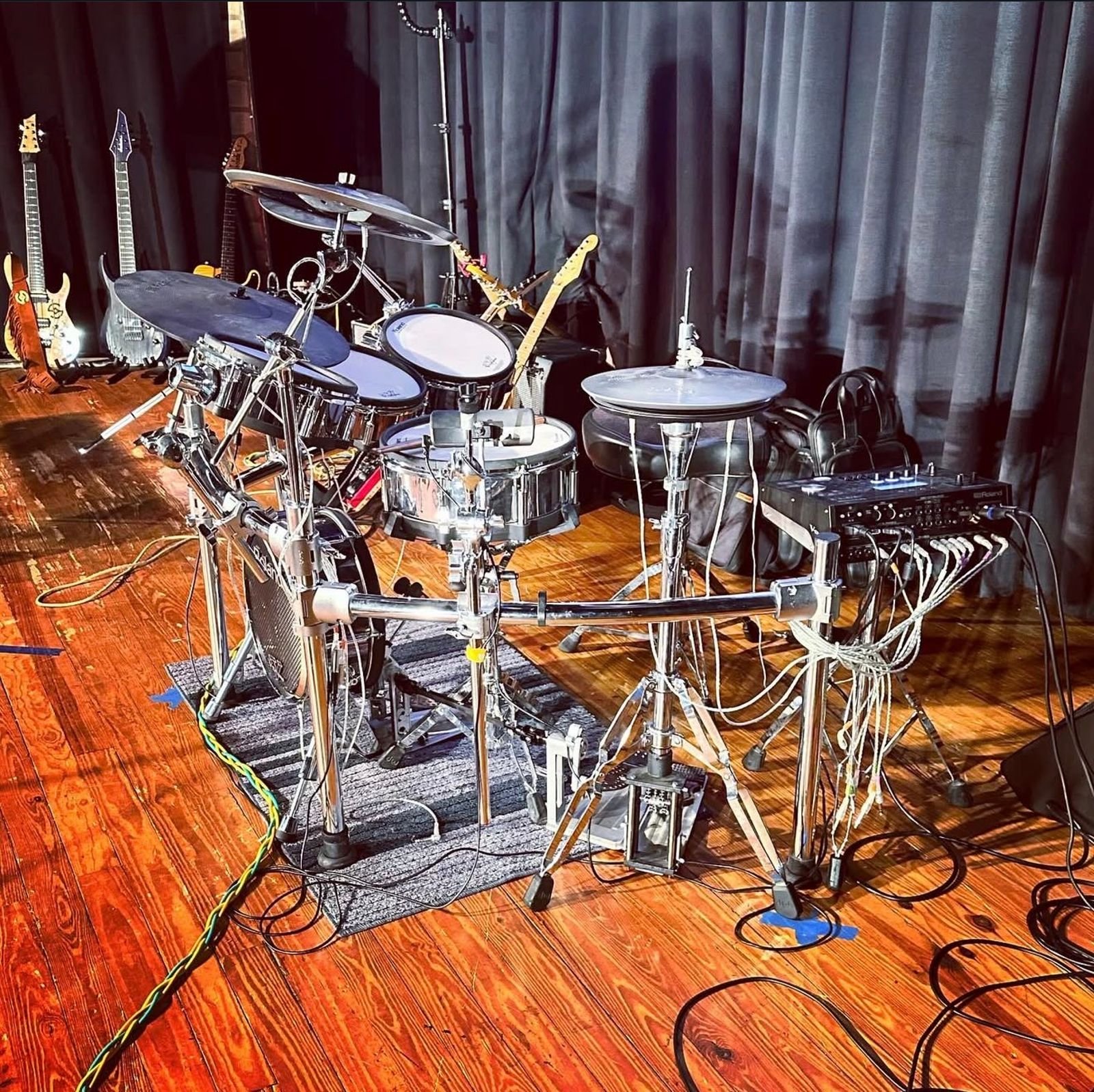 Cory Burden Facebook ad: Roland TD-50KV Drum Set plus Extras