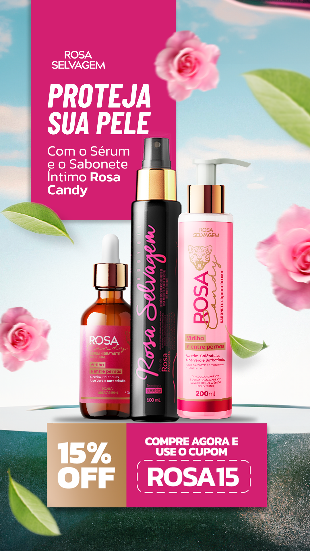 Rosa Selvagem OFC Facebook ad