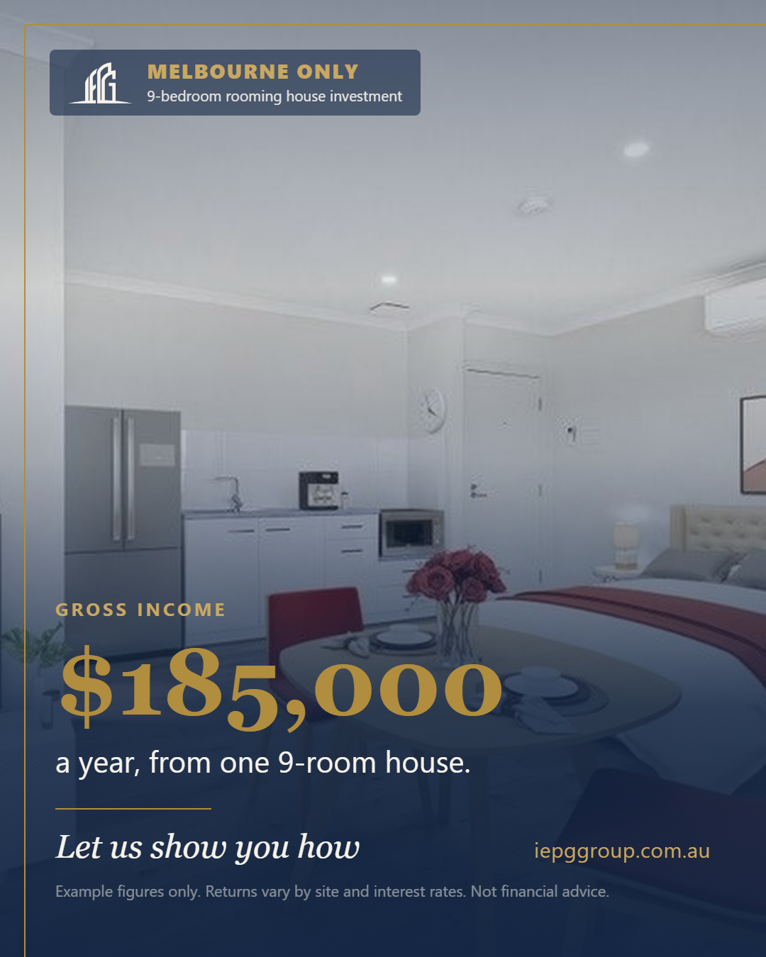 IEPG GROUP Facebook ad from Jul 12, 2026