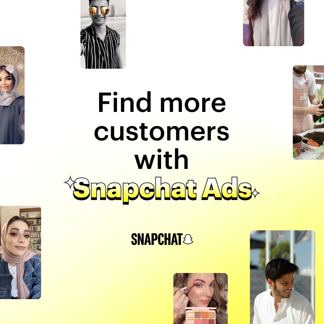 Snapchat for Business Facebook ad