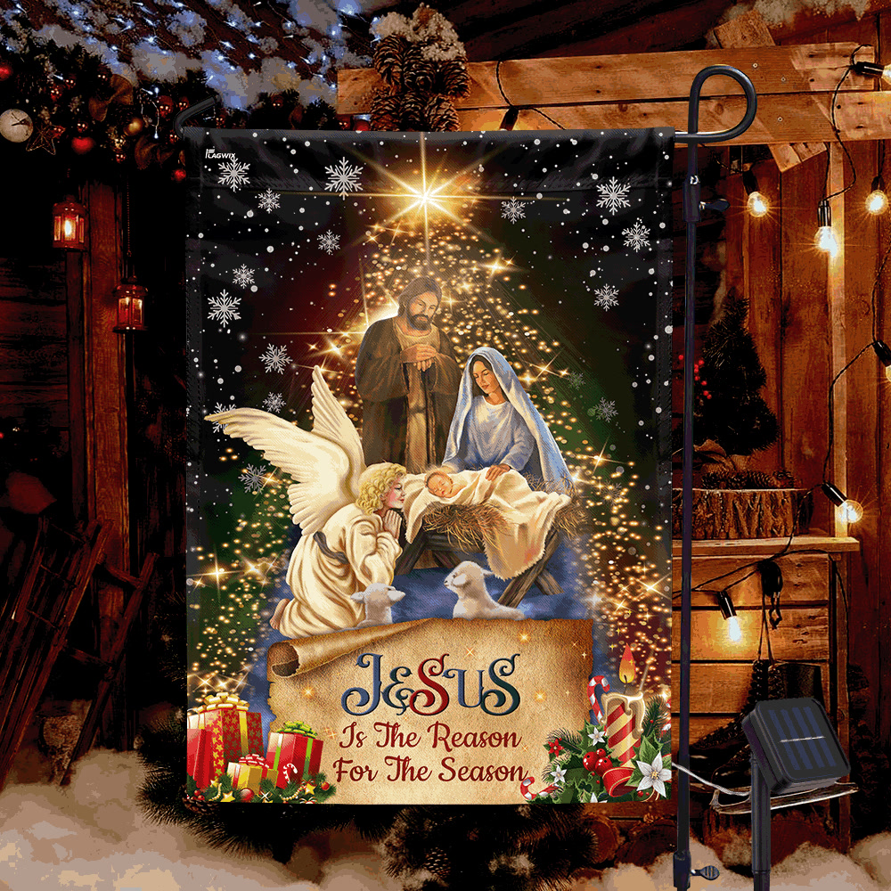 Flagwix.com Facebook ad: Celebrate Faith This Christmas - Get Your Solar LED Flag…
