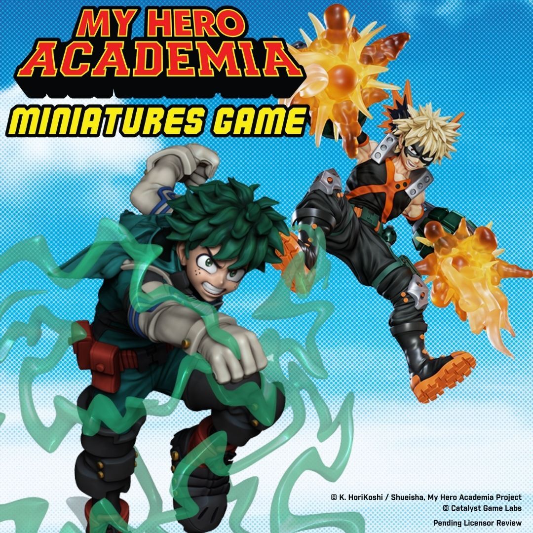 My Hero Academia: Miniatures Game Facebook ad: Get Ready for My Hero Academia Miniatures Game