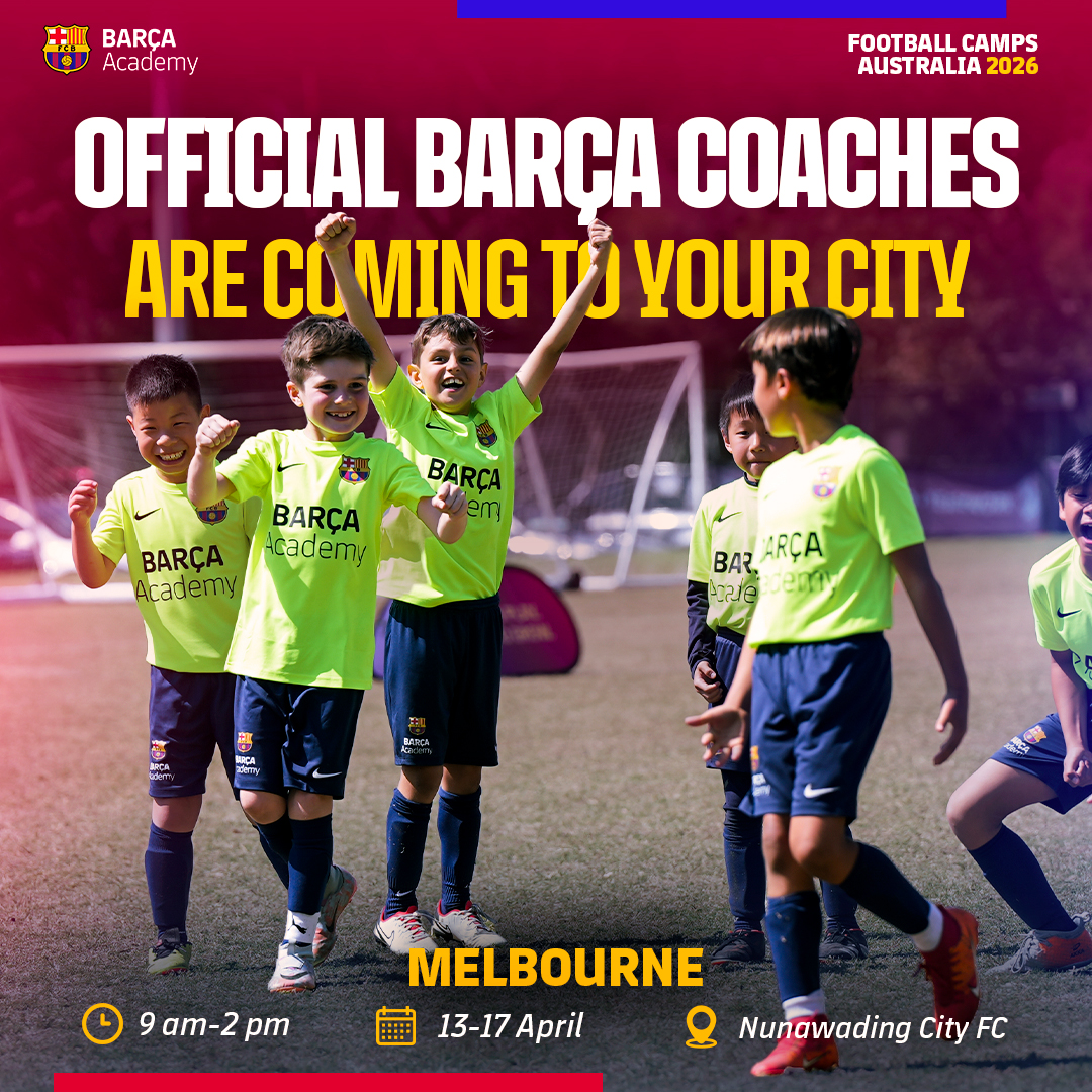 Barça Academy Australia & New Zealand Facebook ad